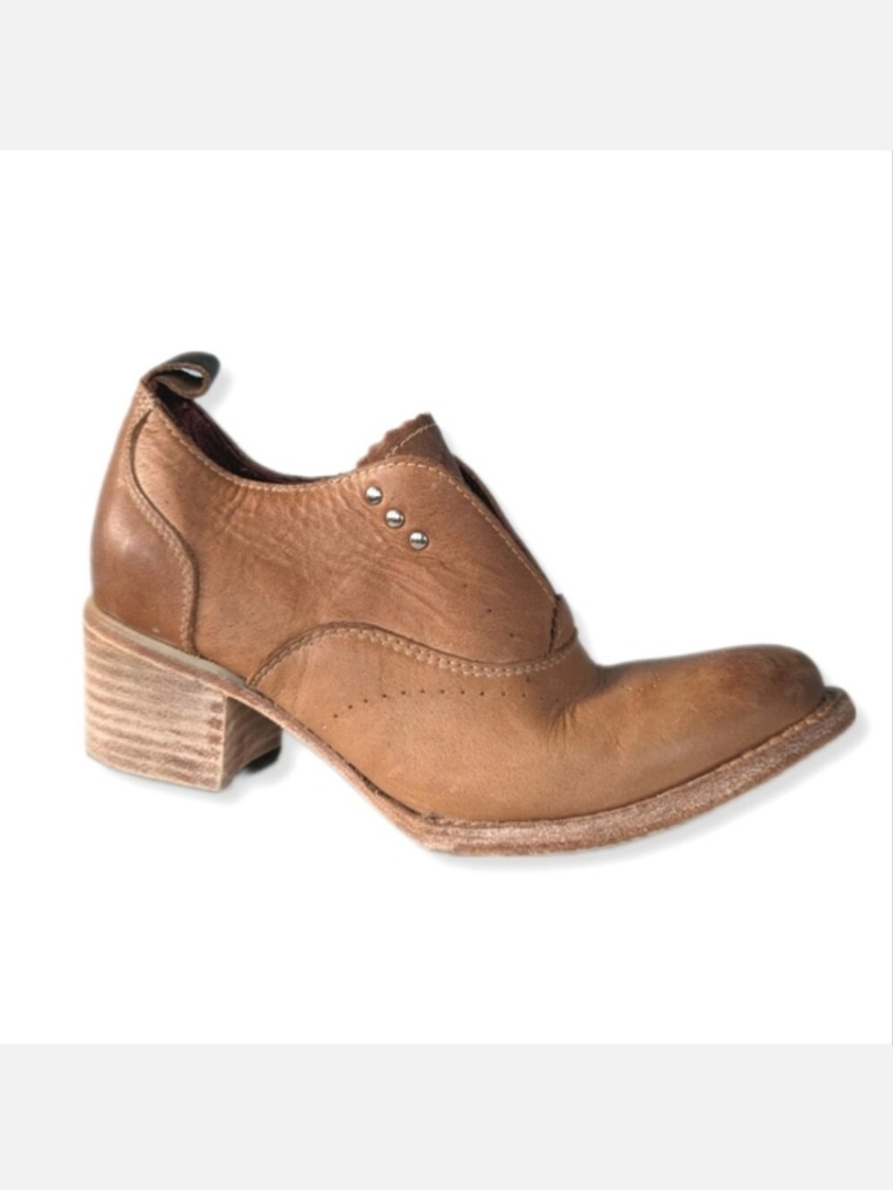 Freebird By Steven Sadie Tan Leather Heeled Ankle Boots